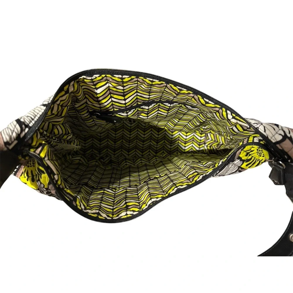 VERA BRADLEY On‎ the Go Crossbody - Citron Pattern - Gray & Citrus Colors NWOT